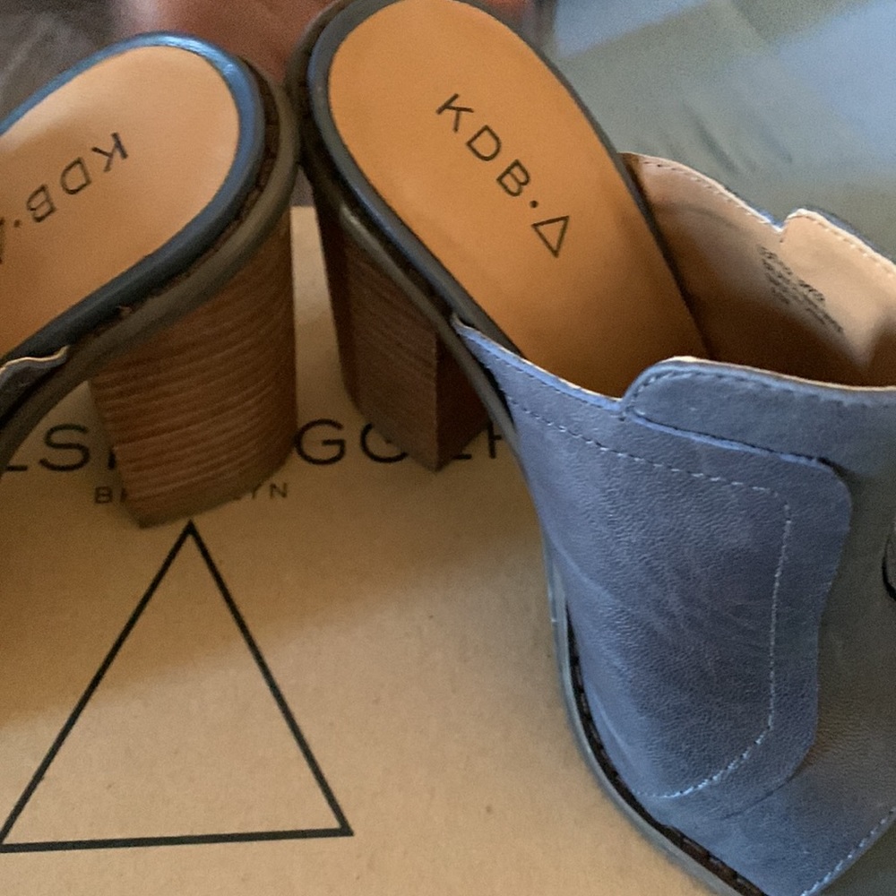 Kelsi Dagger Brooklyn “Bowery” Denim Mules - Picture 6 of 11